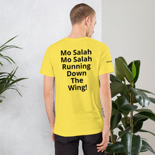 Mo Salah FEVA T Shirt : Running down the wing : Black