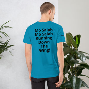 Mo Salah FEVA T Shirt : Running down the wing : Black